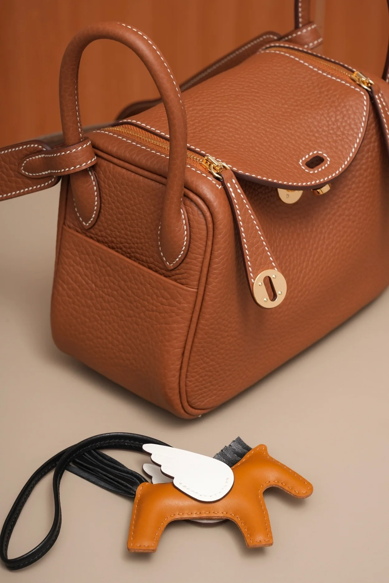 에르메스 린디 미니 골드 클레망스 골드 하드웨어 (100% HAND MADE)