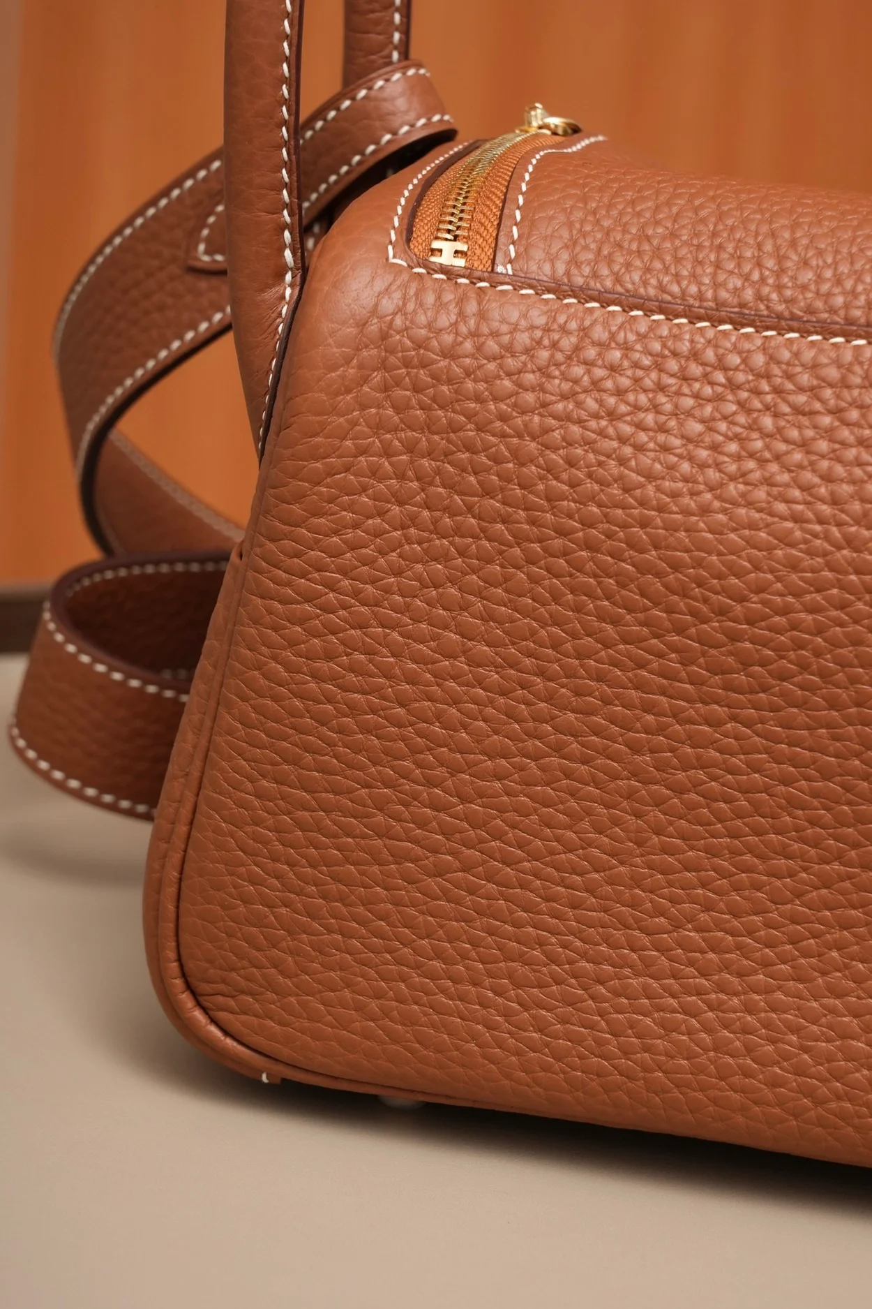 에르메스 린디 미니 골드 클레망스 골드 하드웨어 (100% HAND MADE)