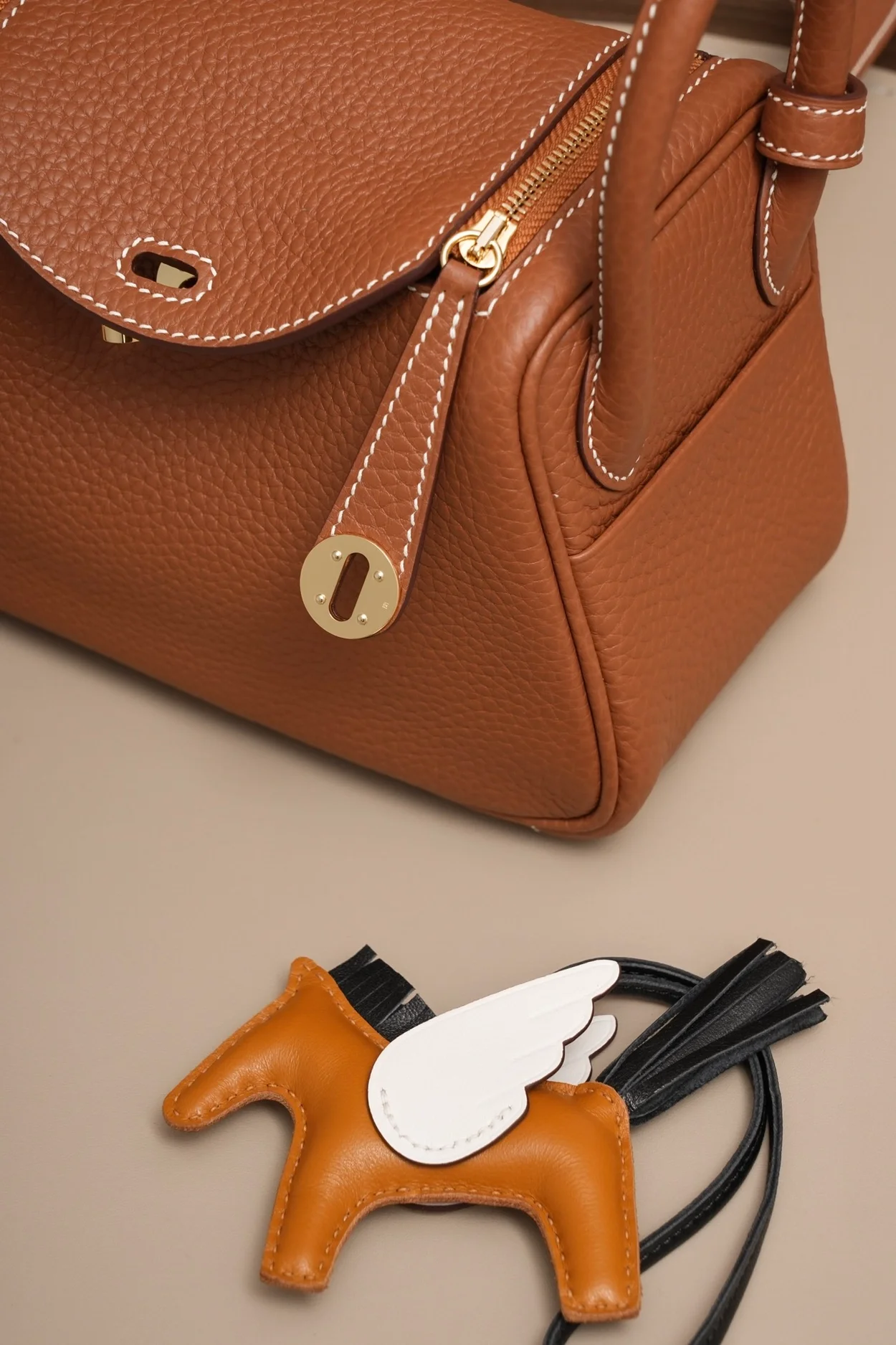 에르메스 린디 미니 골드 클레망스 골드 하드웨어 (100% HAND MADE)