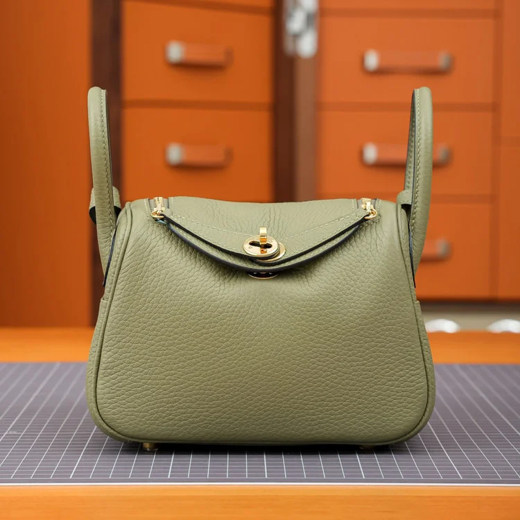 에르메스 린디 미니 소쥬 클레망스 골드 하드웨어 (100% HAND MADE)