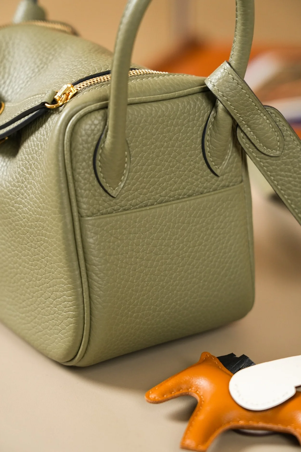 에르메스 린디 미니 소쥬 클레망스 골드 하드웨어 (100% HAND MADE)