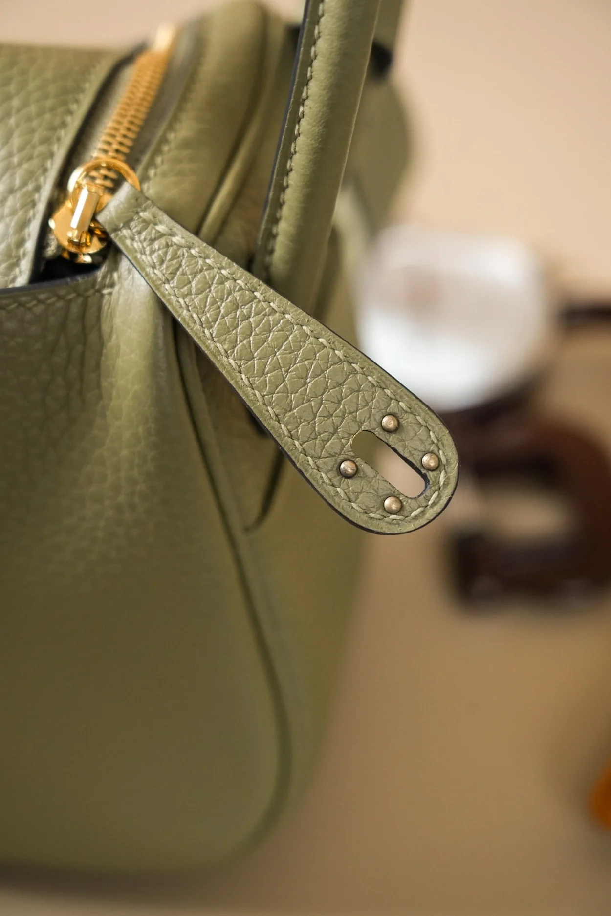 에르메스 린디 미니 소쥬 클레망스 골드 하드웨어 (100% HAND MADE)