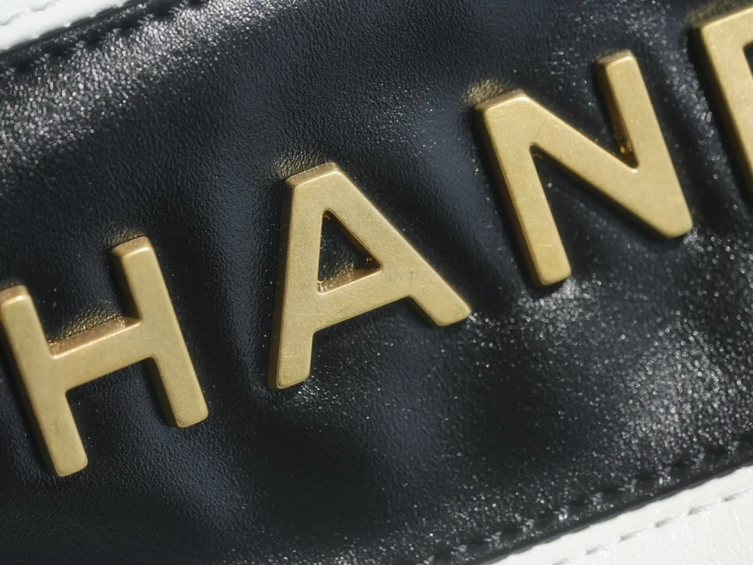 샤넬 24SS 스트라이프 22백 블랙 화이트