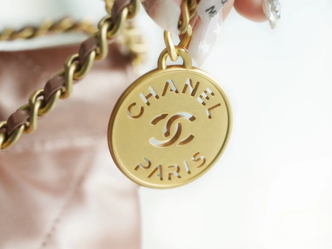 샤넬 22백 미니 로즈골드 금장