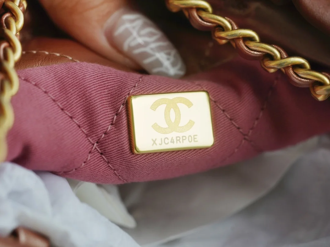 샤넬 22백 미니 로즈골드 금장