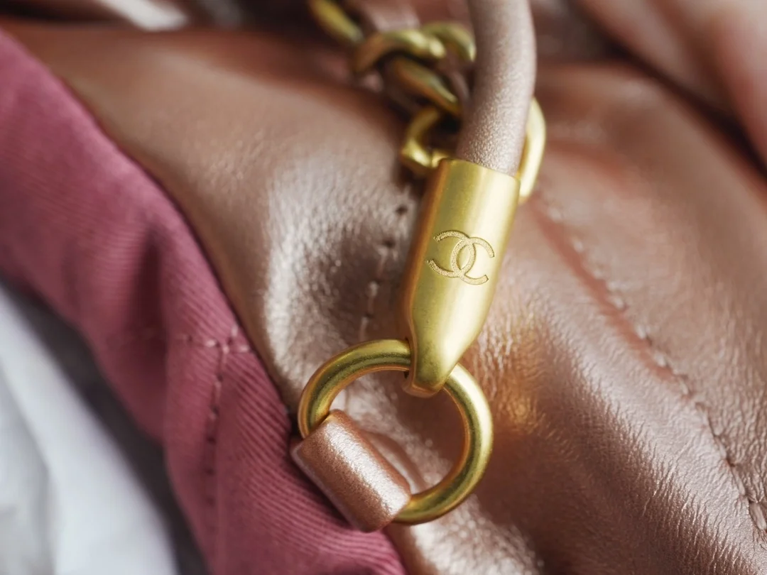 샤넬 22백 미니 로즈골드 금장