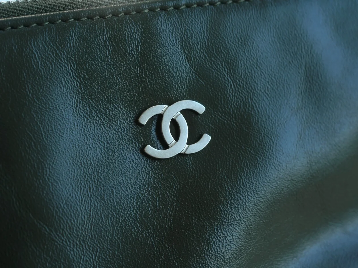 샤넬 22백 미디엄 그린 은장