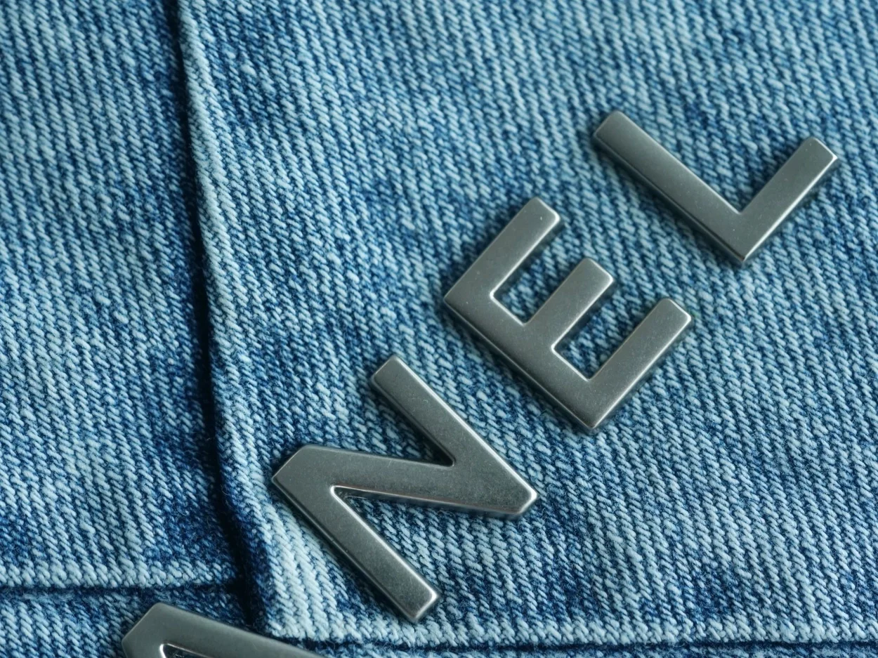 샤넬 22백팩 데님 은장