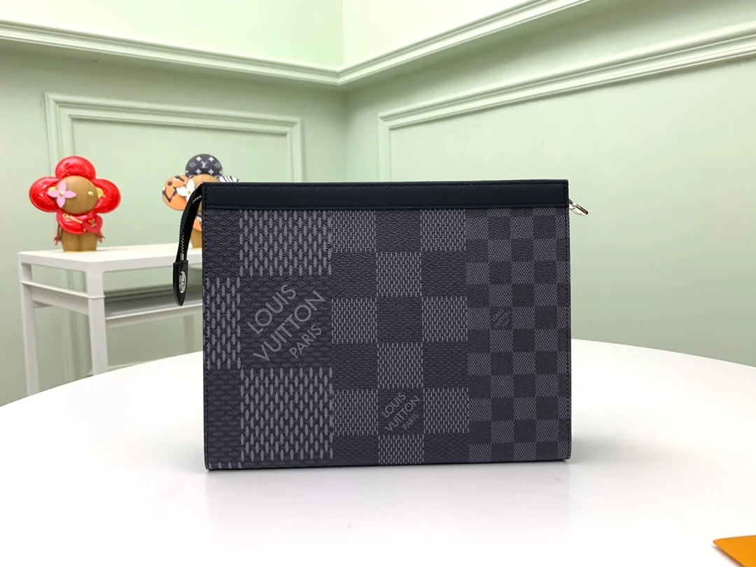 루이비통 다미에 포쉐트 보야주 클러치 N60444