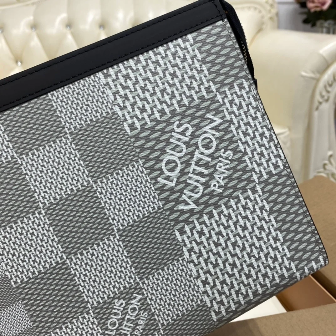 루이비통 3D 포쉐트 보야주 MM 클러치 N60443