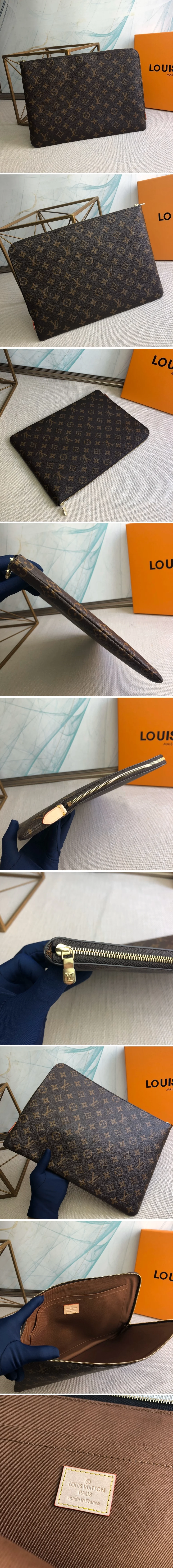 루이비통 보야주 에튀 클러치 퍼플 M43442