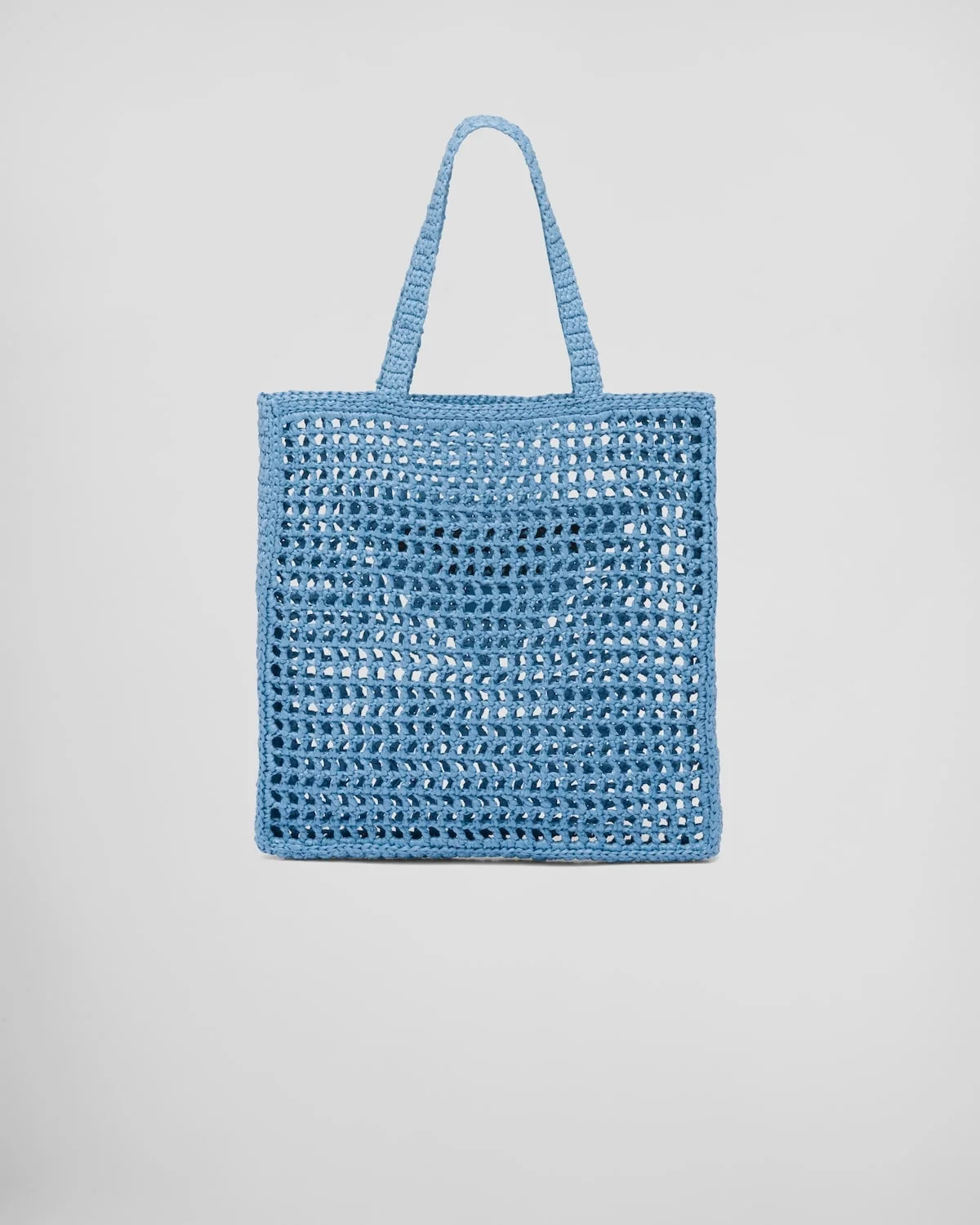 프라다 크로셰 토트백 블루