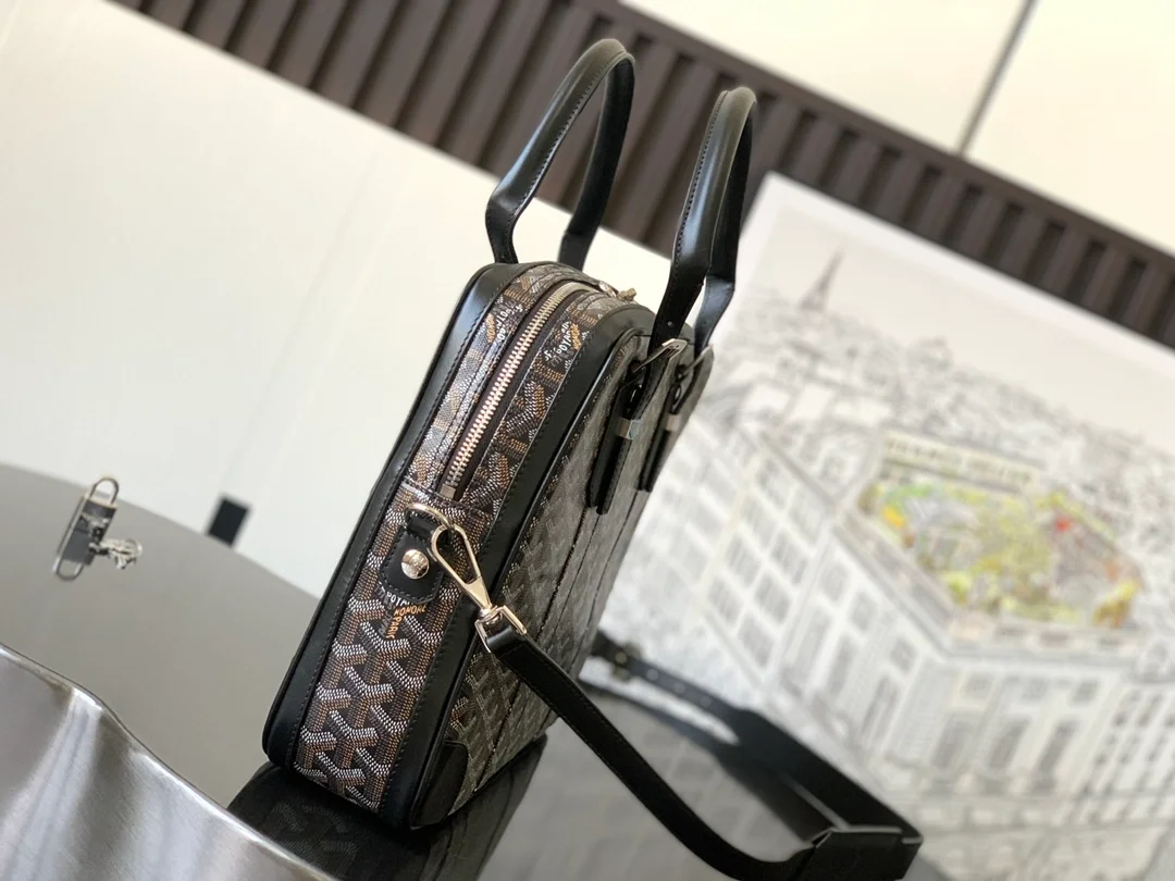 고야드 암바사드 브리프케이스 PM 블랙