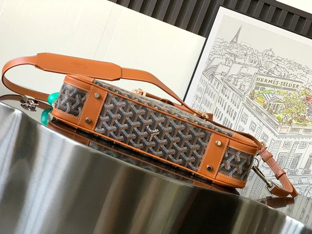 고야드 암바사드 브리프케이스 PM 탄