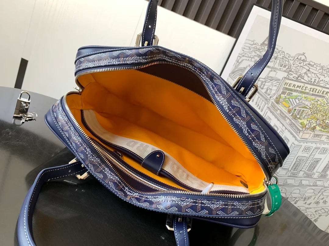 고야드 암바사드 브리프케이스 PM 네이비