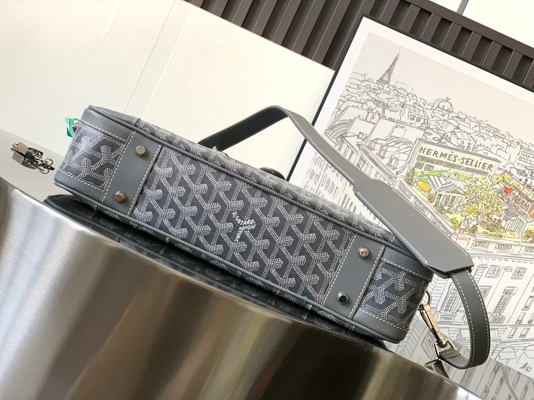 고야드 암바사드 브리프케이스 PM 그레이