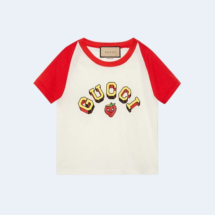 구찌 코튼 저지 티셔츠