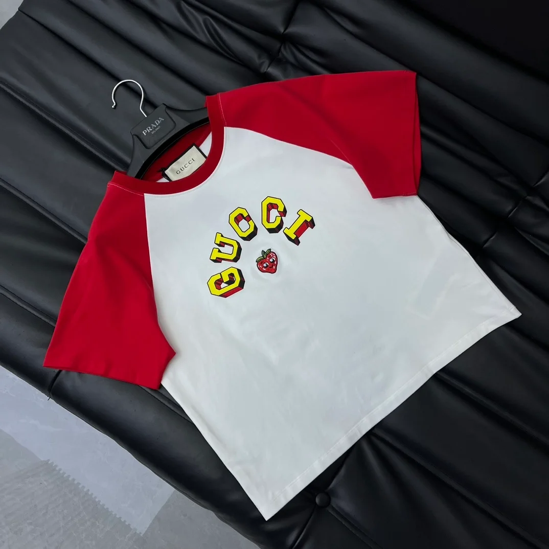 구찌 코튼 저지 티셔츠