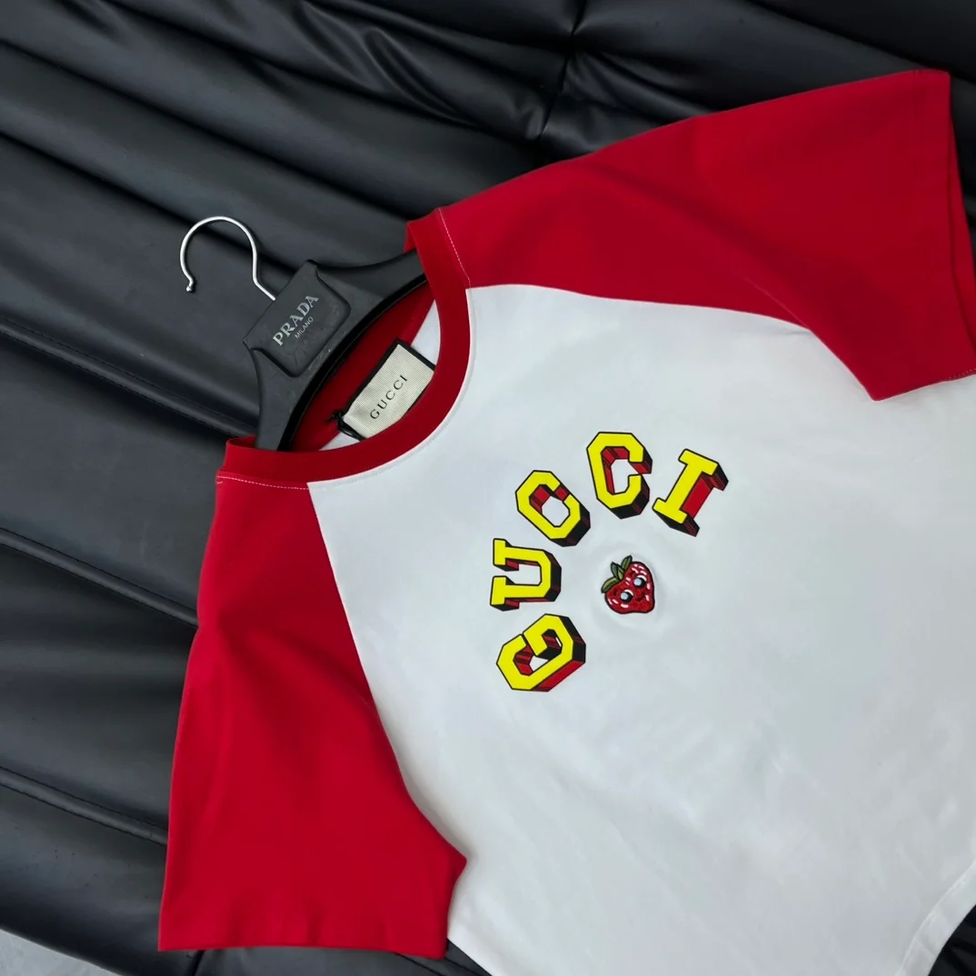 구찌 코튼 저지 티셔츠