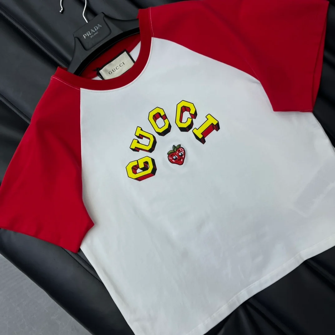 구찌 코튼 저지 티셔츠