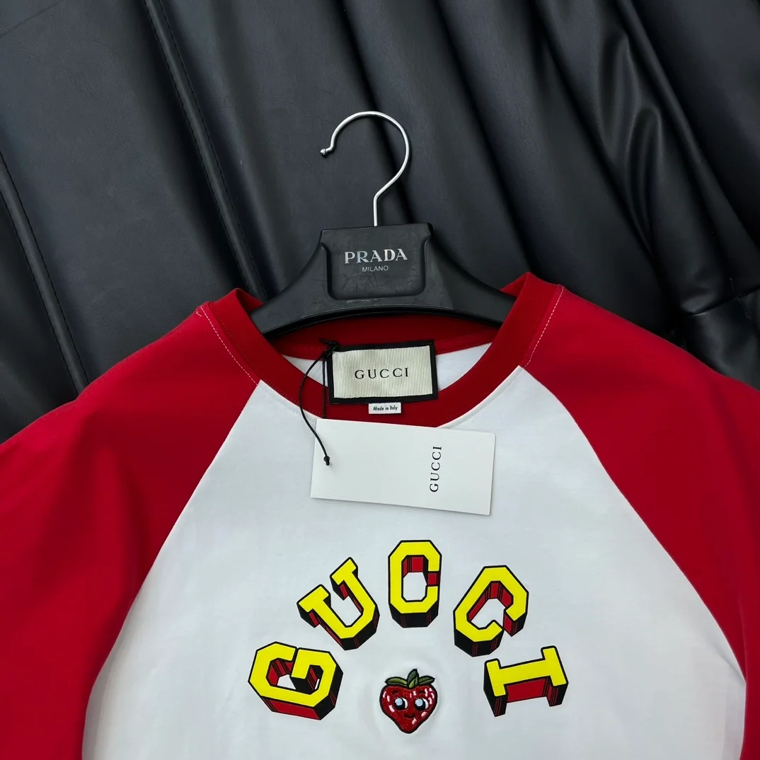 구찌 코튼 저지 티셔츠