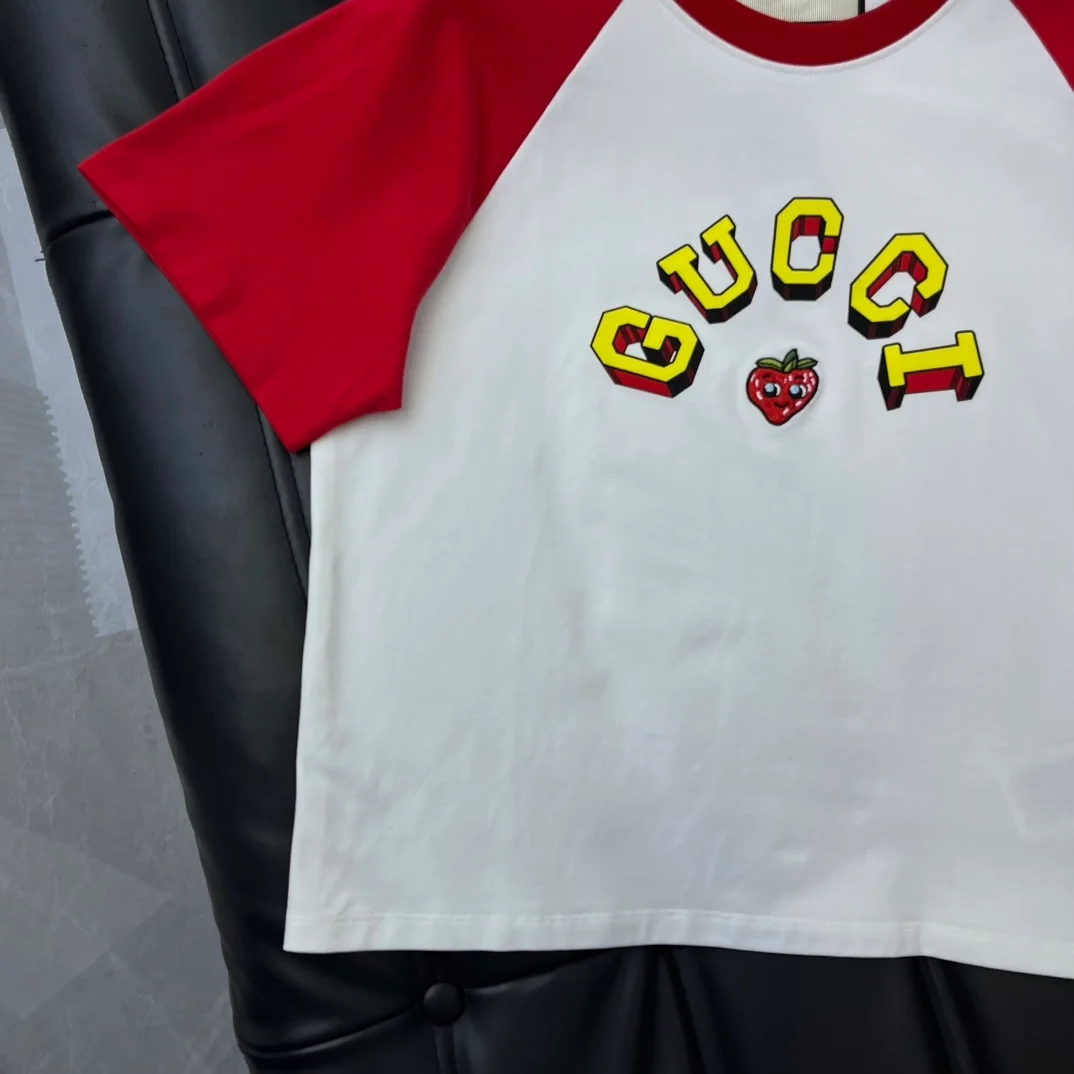 구찌 코튼 저지 티셔츠