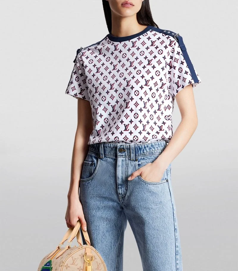 루이비통 트리컬러 모노그램 티셔츠 1AC1SJ