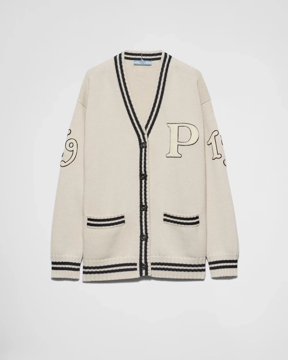 프라다 울 캐시미어 가디건