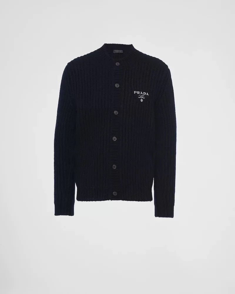 프라다 캐시고라 니트 가디건