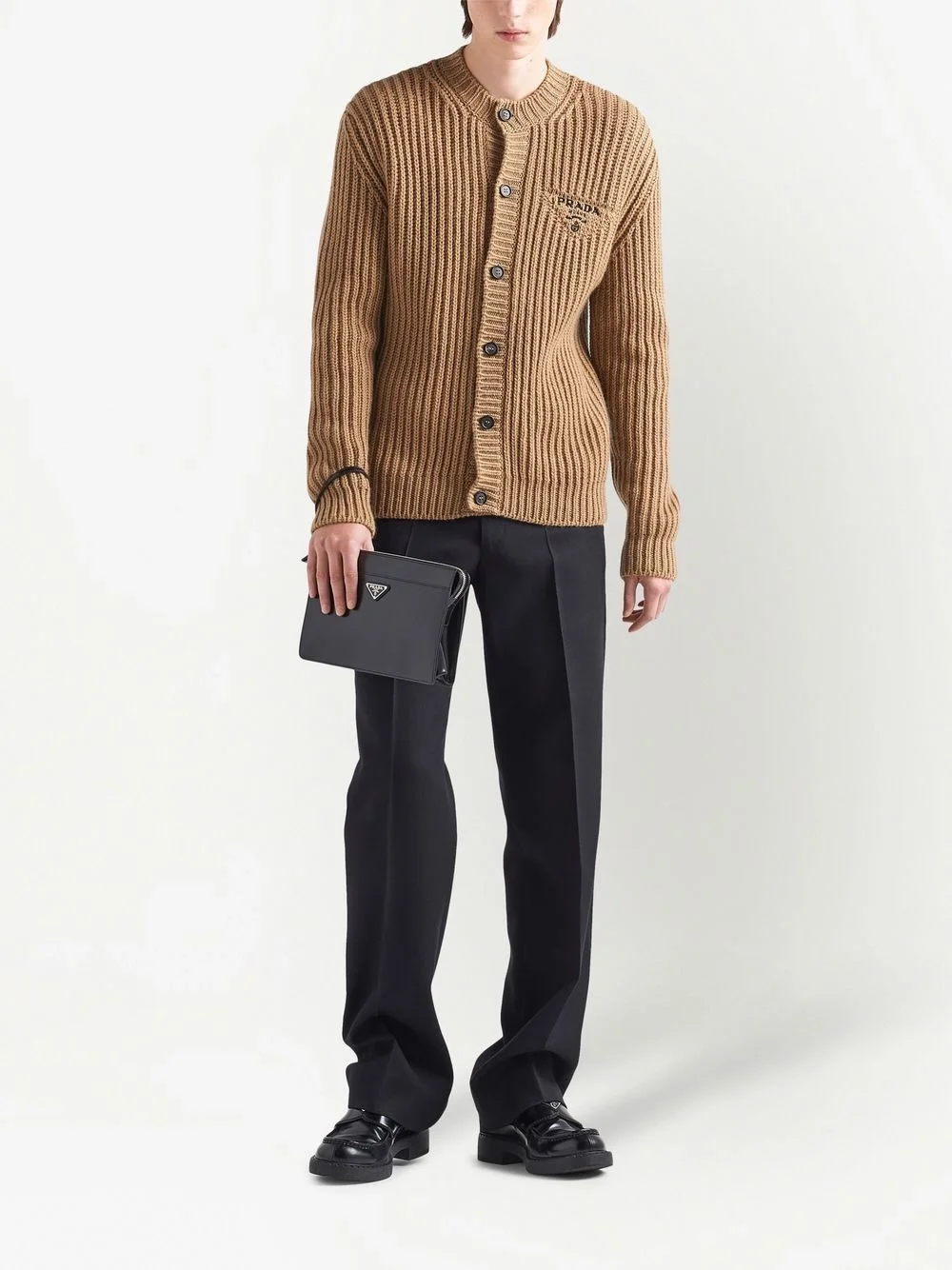 프라다 캐시고라 니트 가디건