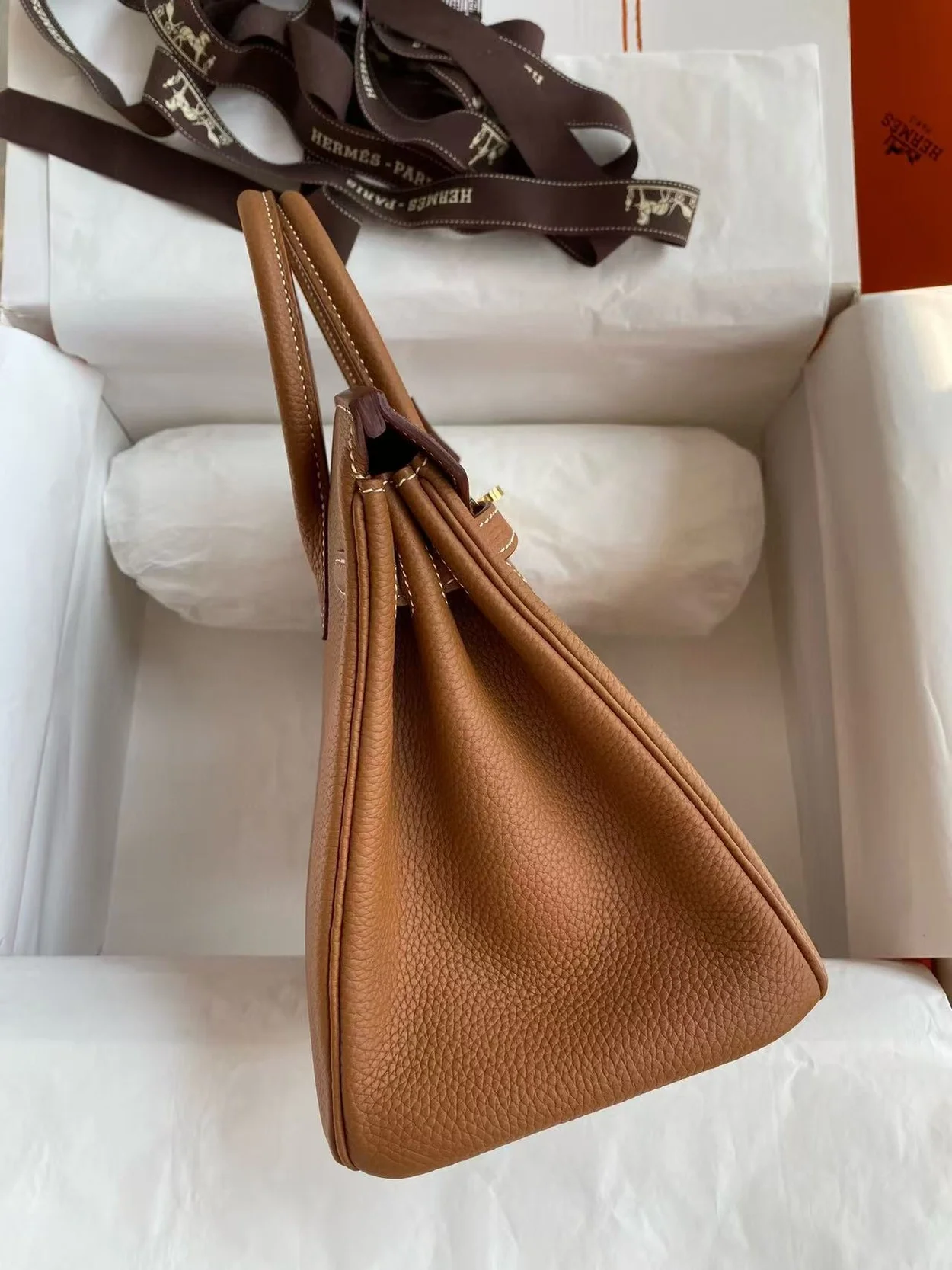 [당일발송] 에르메스 버킨 25 Gold togo 백