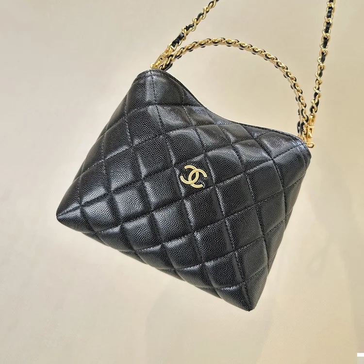 샤넬 24A 시즌백 체인 버킷백 핸들 미니 숄더백