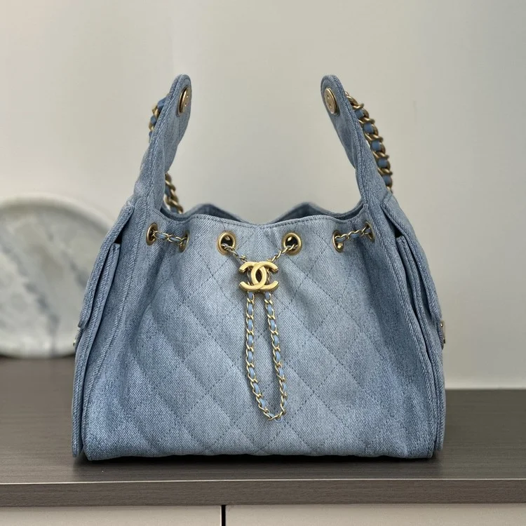 샤넬 25c 뉴호보백 샤이니 데님 30