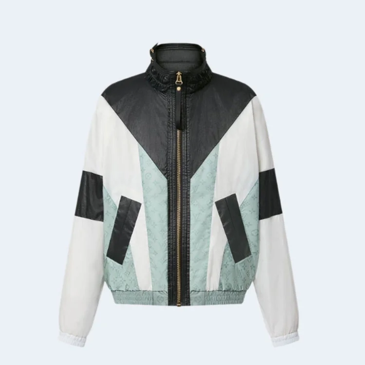 루이비통 스포티 컬러 블록 집업 파카