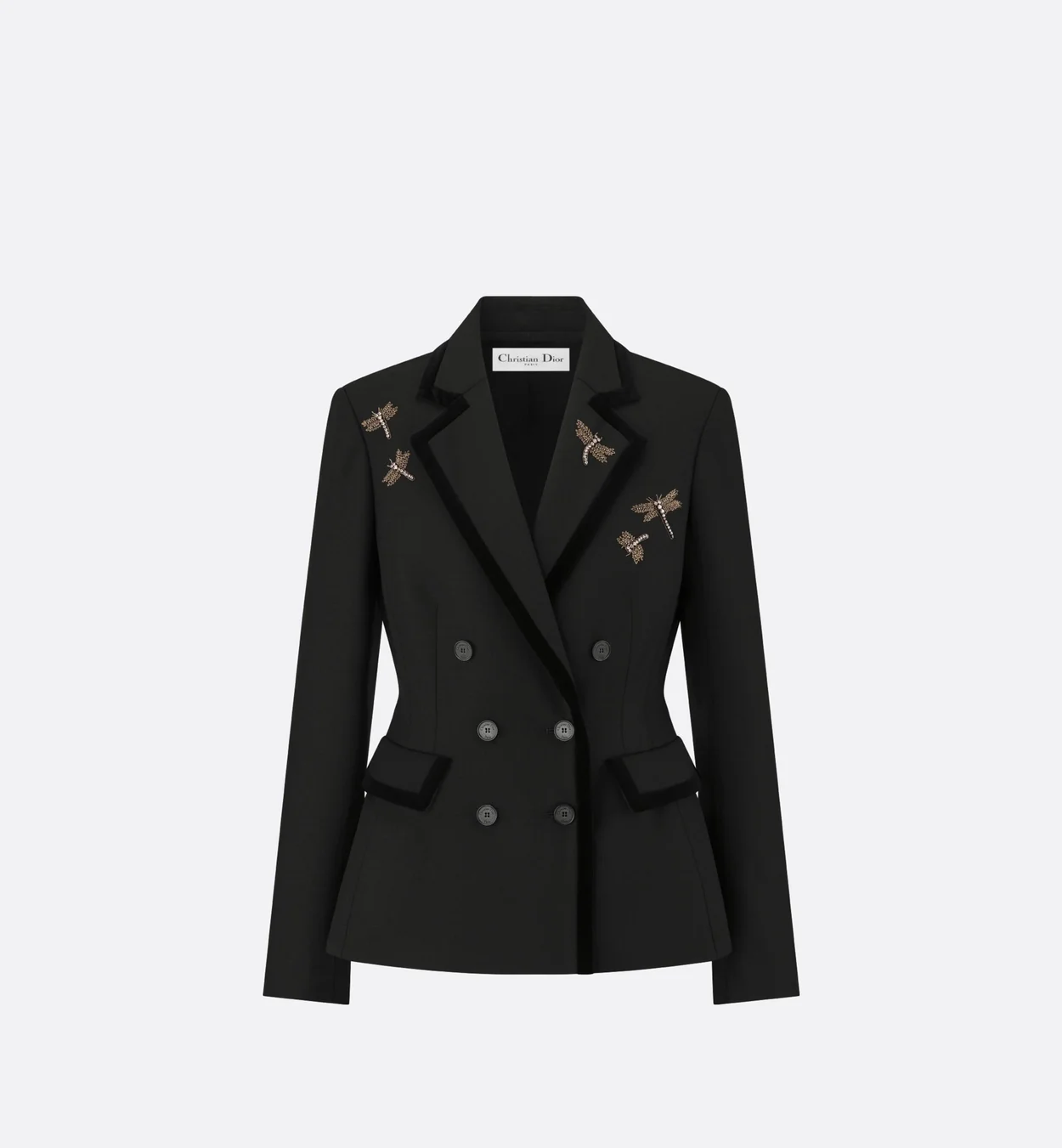 디올 자수 Marlène 재킷