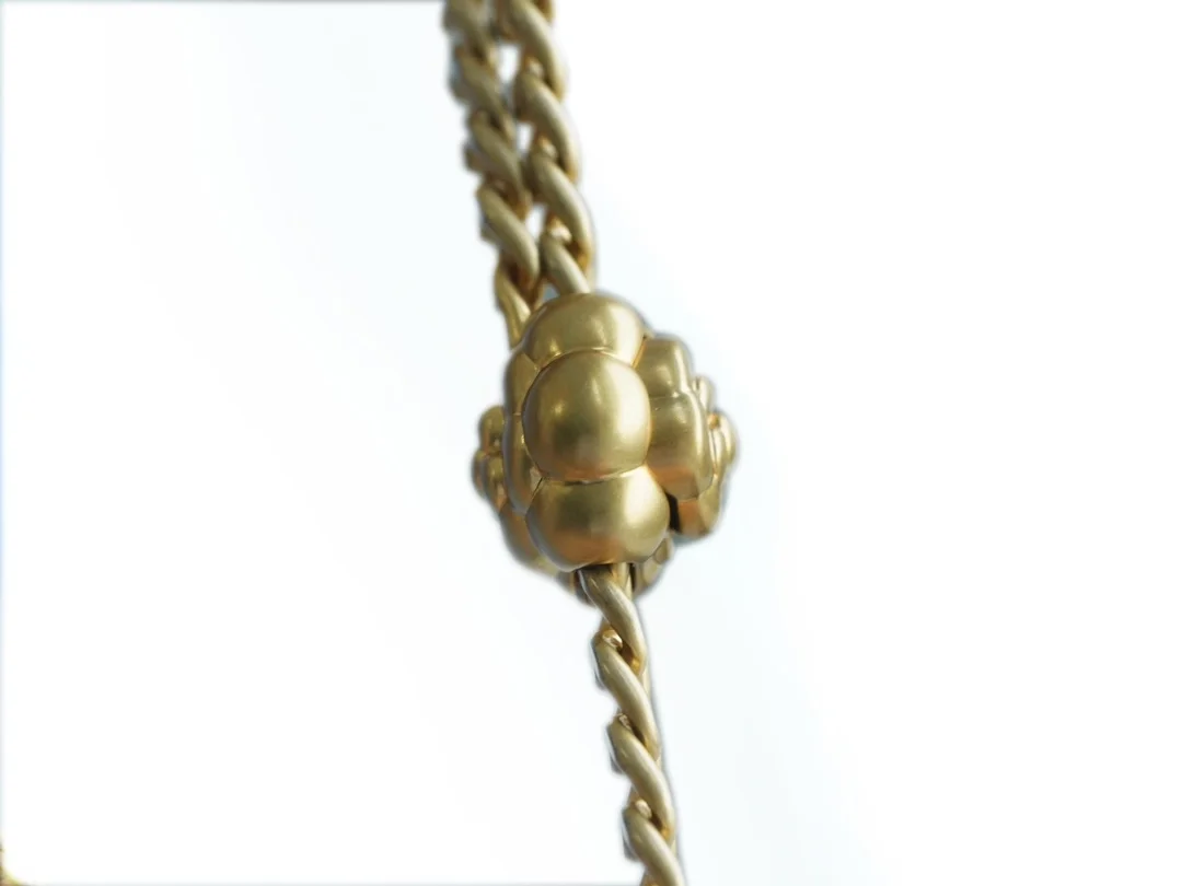 샤넬 WOC 까멜리아 블랙