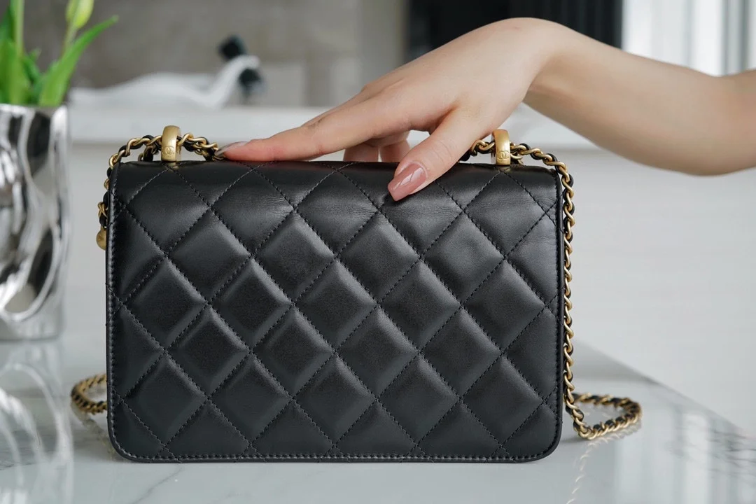 샤넬 클래식 스몰 WOC 22 블랙