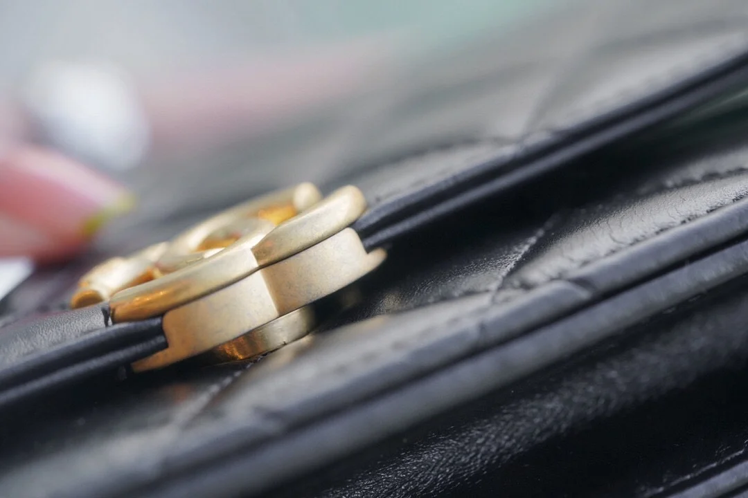 샤넬 WOC 체인 월렛 블랙 카프스킨