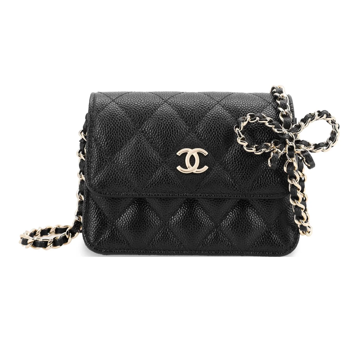 샤넬 리본 체인 WOC 미니백