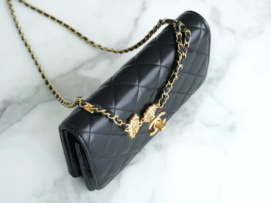 샤넬 미니 더블체인 WOC