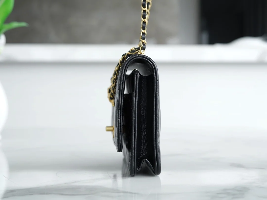 샤넬 미니 더블체인 WOC