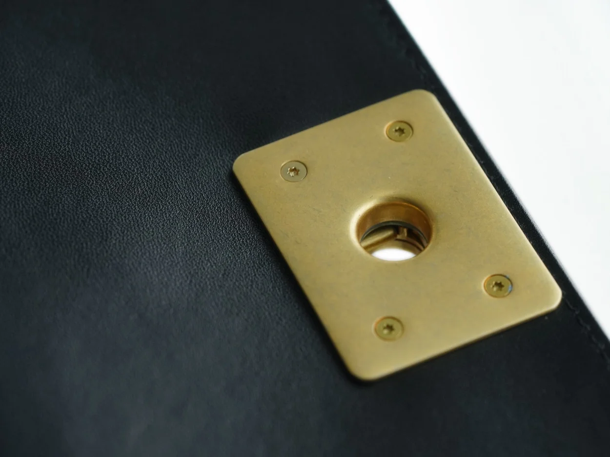 샤넬 램스킨 보이백 미디엄 골드 버클