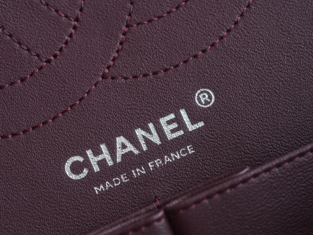 샤넬 2.55 빈티지 플랩백 올블랙 라지