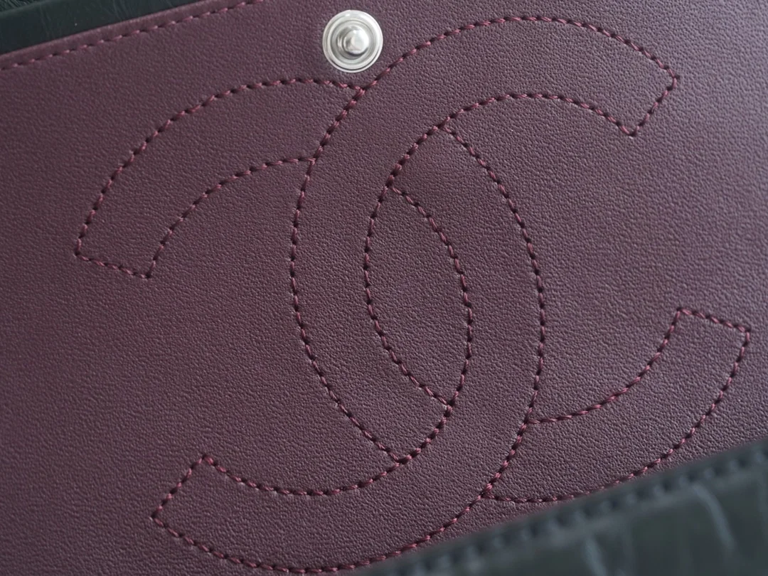 샤넬 2.55 빈티지 플랩백 올블랙 라지