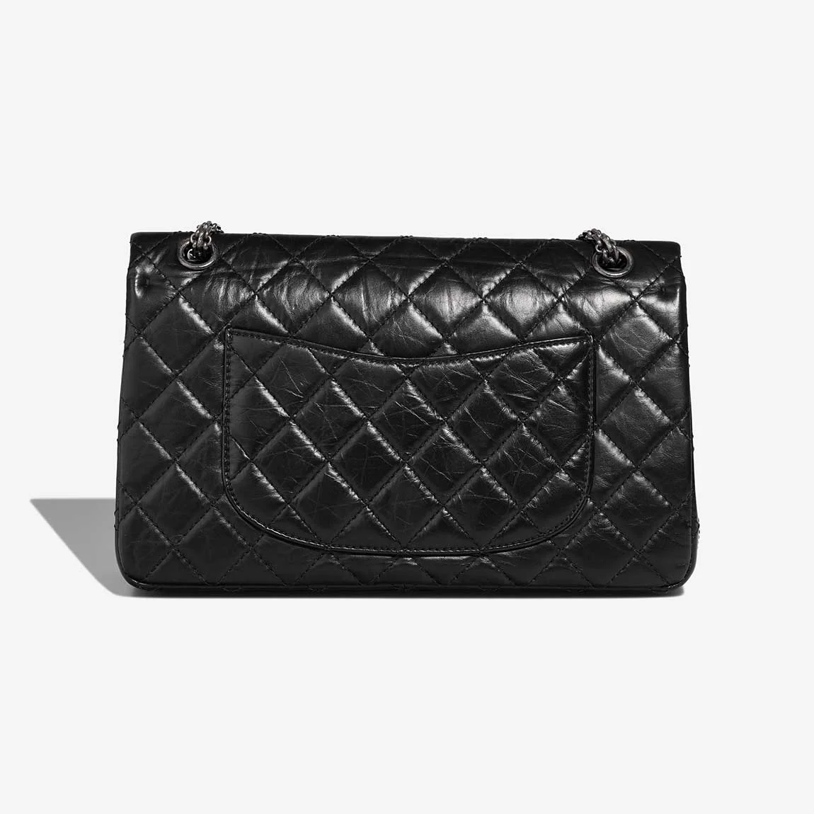 샤넬 2.55 플랩백 라지 빈티지 실버 A37586