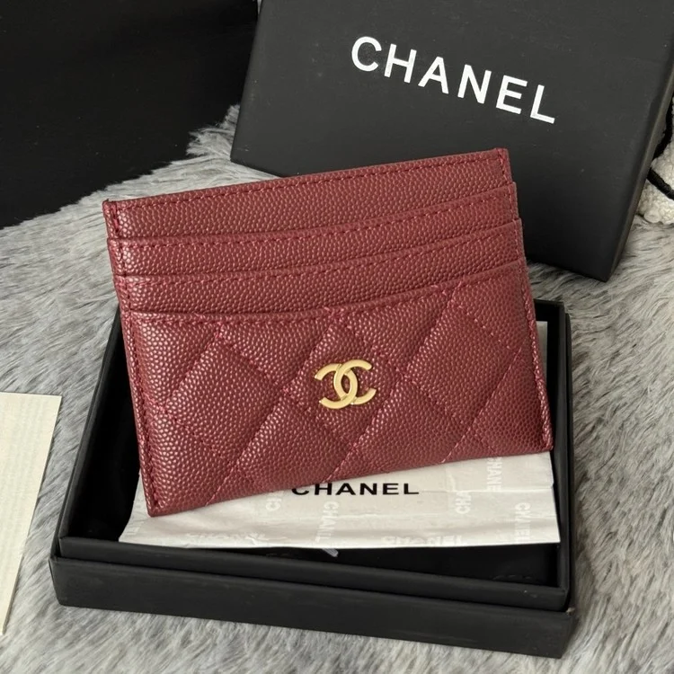 샤넬 클래식 카드홀더 캐비어  금장 AP4472