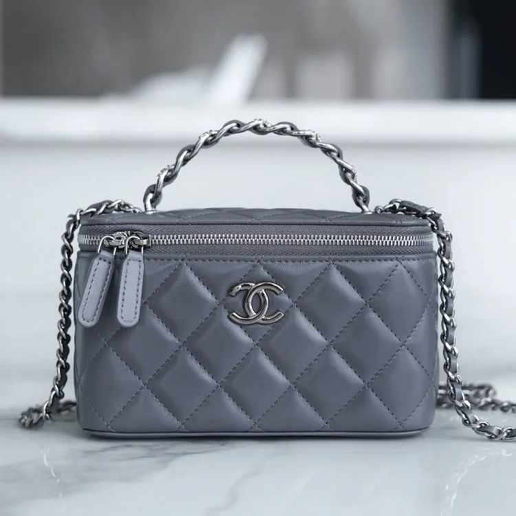 샤넬 23K 탑 핸들 베니티 롱 박스백