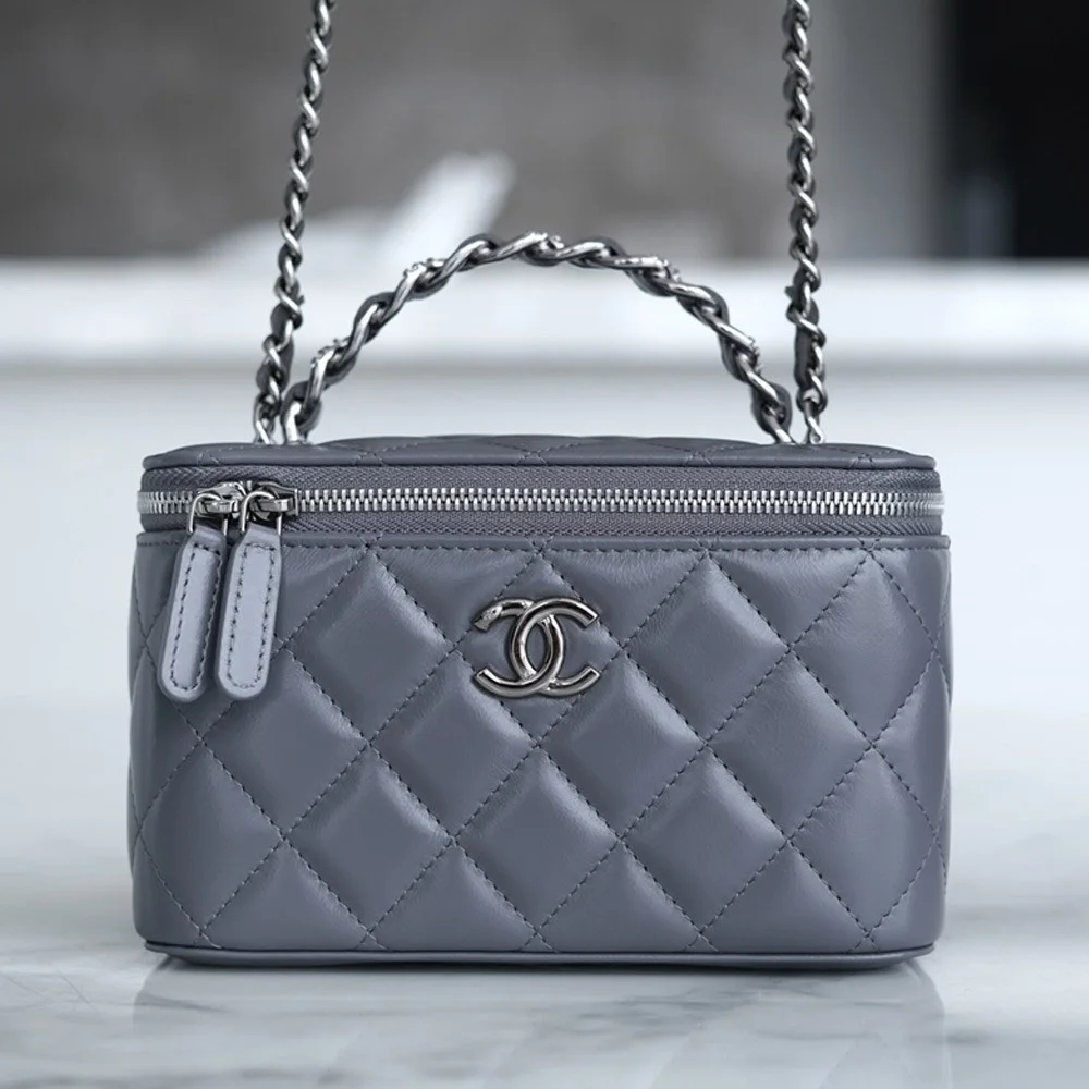 샤넬 23K 탑 핸들 베니티 롱 박스백