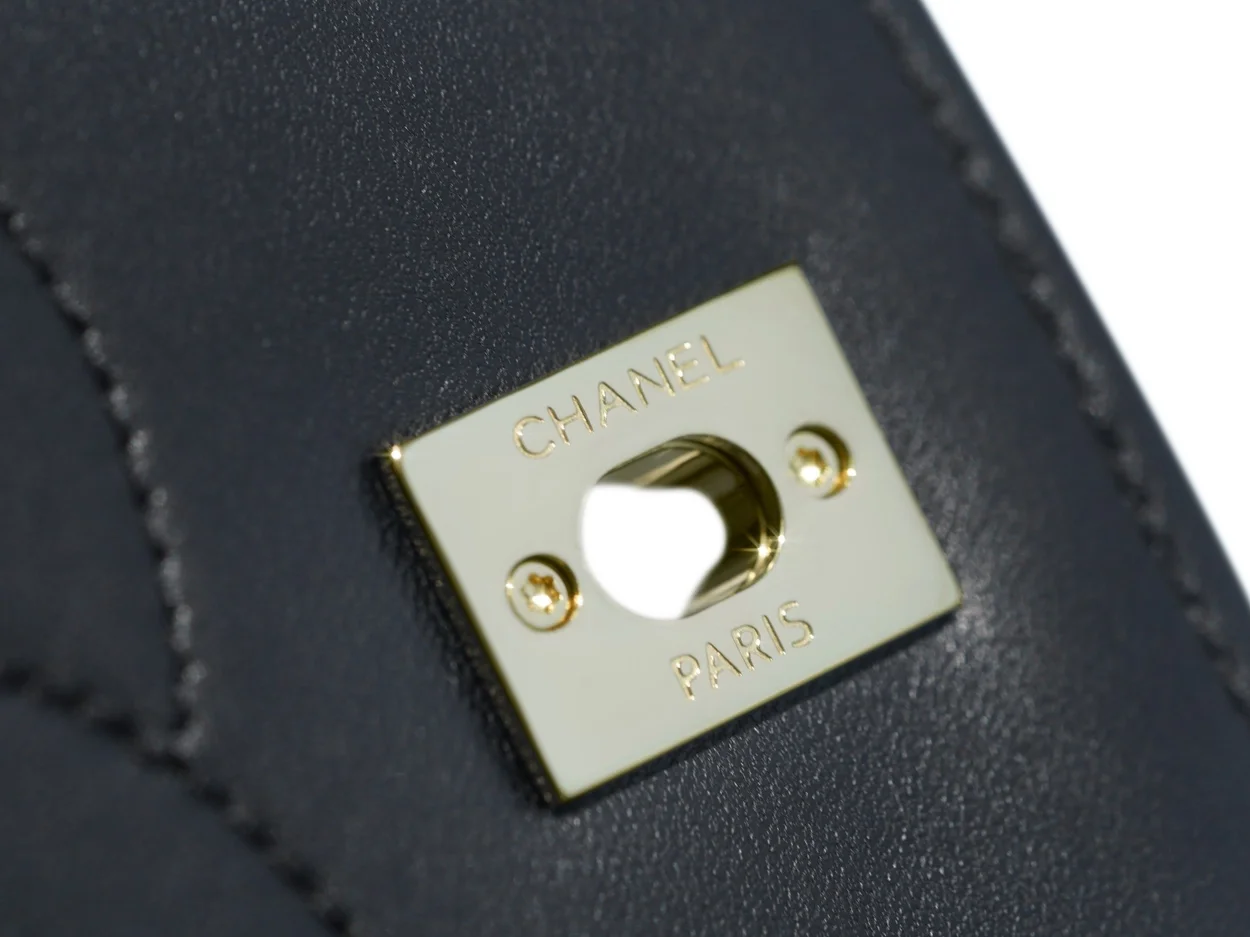 샤넬 트렌디 CC 블랙 스몰 램스킨 A92236