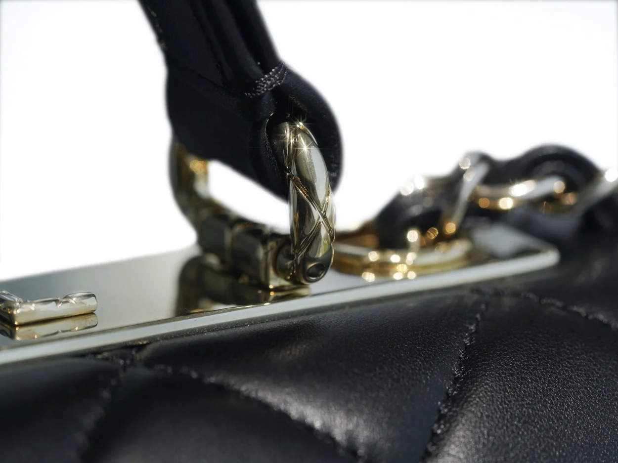 샤넬 트렌디 CC 블랙 스몰 램스킨 A92236